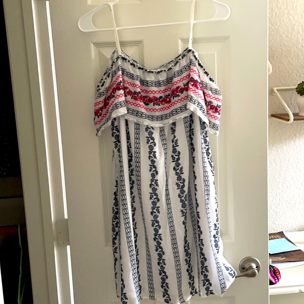 Floral off the shoulder dress